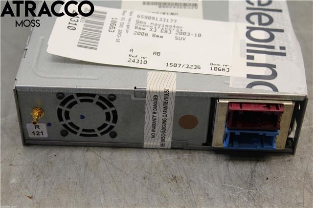 Bilstereo navigasjon til BMW X3 2007-2010 (Fase 2) (E83) (E83) (65909133177|)