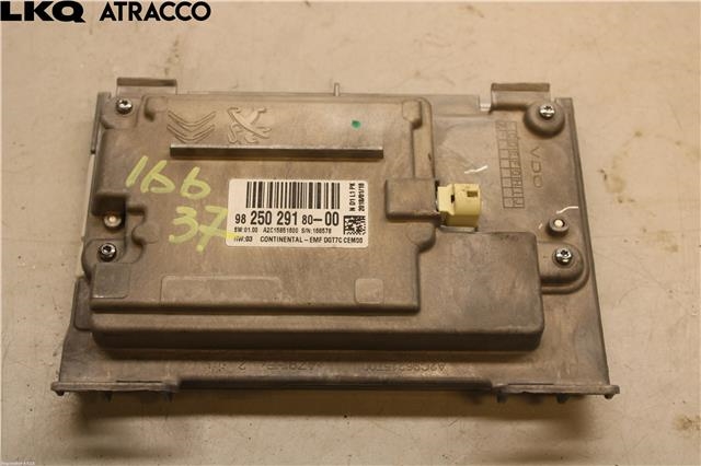Multimedia display (MCU - Media Controller Unit) til Peugeot 308 2007-2011 (Type I, Fase 1)  (982502918000|)