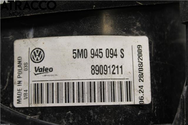 Baklykt høyre indre til VW Golf, Plus/Cross 2005-2009 (Fase 1)  (5M0945094S|)
