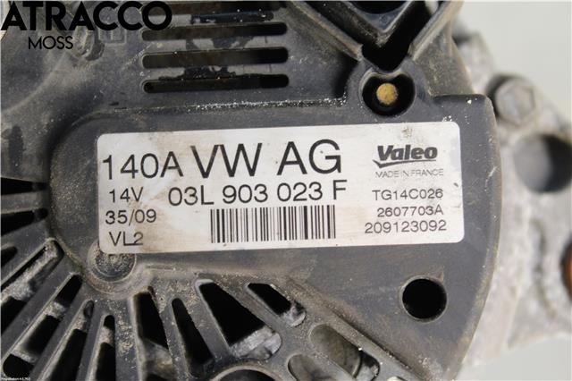 Dynamo til VW Golf, Plus/Cross 2005-2009 (Fase 1)  (03L903023F|)