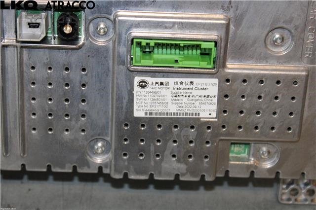 Instrumentpanel til MG Marvel R 2021-->>  (11284498|)