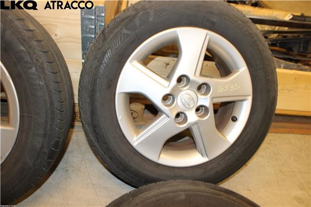Hjulsett aluminium sommer til Toyota Auris 2010-2012 (Type I, Fase 2)  (4261102D90|)