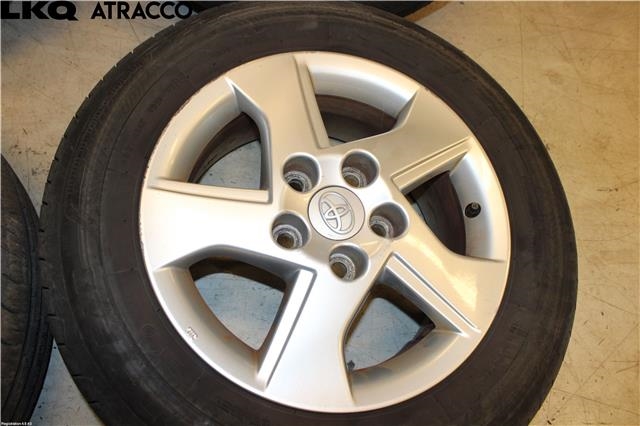 Hjulsett aluminium sommer til Toyota Auris 2010-2012 (Type I, Fase 2)  (4261102D90|)