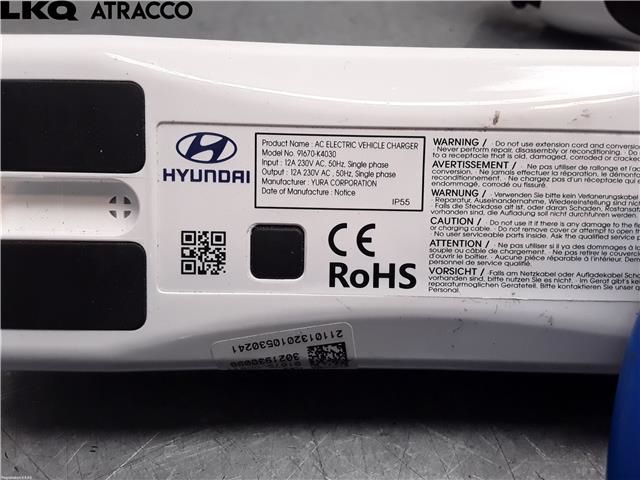 Batterilader kabel til Hyundai Kona 2017-2021 (Type I, Fase 1)  (91670K4030|)