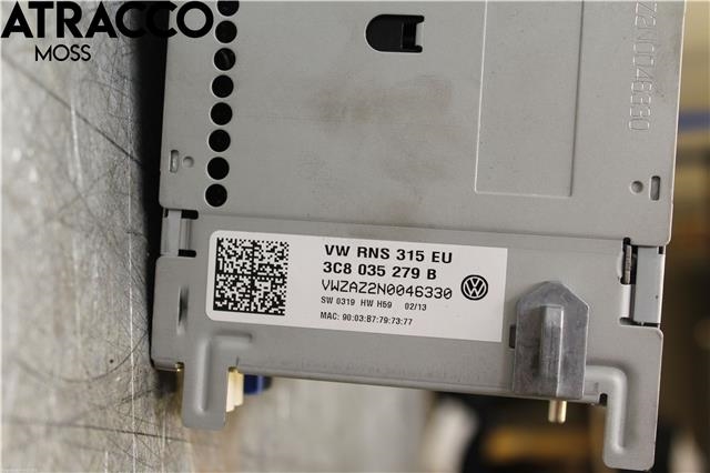 Bilstereo til VW Touran 2010-2015 (Type I, Fase 3)  (3C8035279B|)