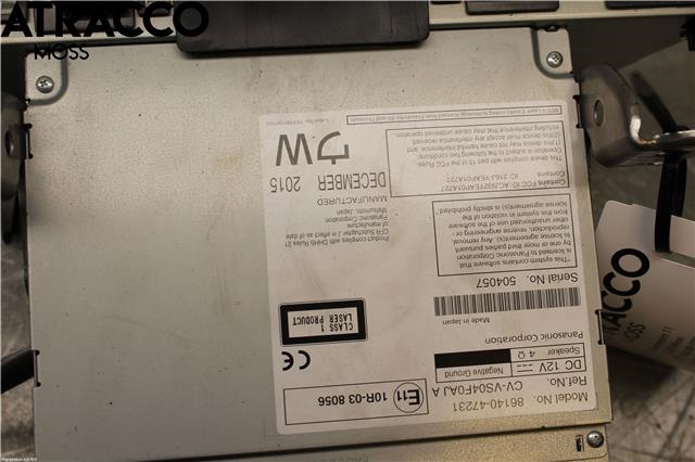 Bilstereo til Toyota Prius +7 2012-2020 (Type III) (stasjonsvogn) (stasjonsvogn) (8614047231|)
