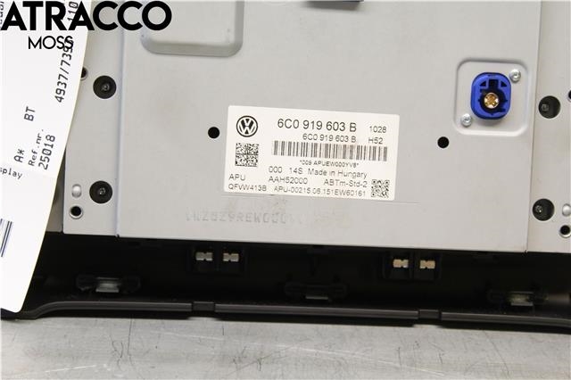 Multimedia display (MCU - Media Controller Unit) til VW Polo 2014-2017 (Type V, Fase 2)  (6C0919603B|)