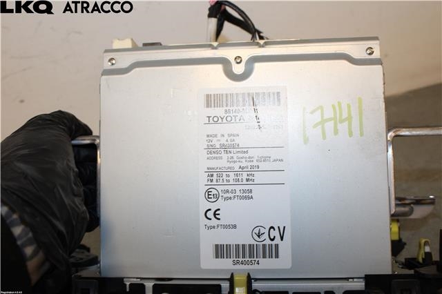 Bilstereo til Toyota Yaris 2014-2020 (Type III, Fase 2)  (861400D331|)