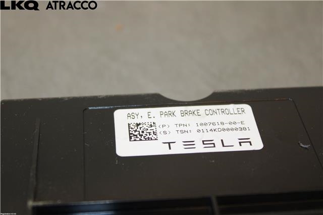 Styreenhet elektrisk parkbrems (EPB - Electric Parking Brake) til Tesla Model S 2013-2016 (Fase 1)  (100761800E|)