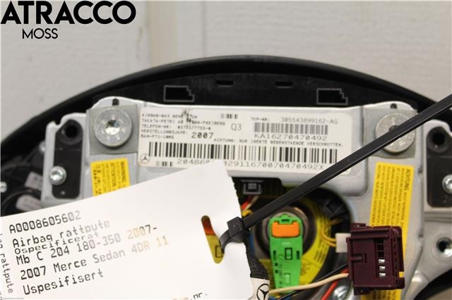 Airbag rattpute til Mercedes C-Klasse 2007-2011 (Fase 1) (W204) (W204) (A0008605602|)
