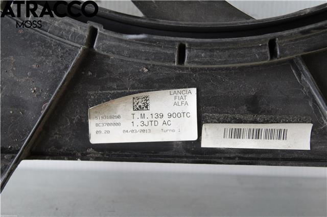 Kjølevifte til Fiat Panda 2013-->> (Type III)  (51945063|)