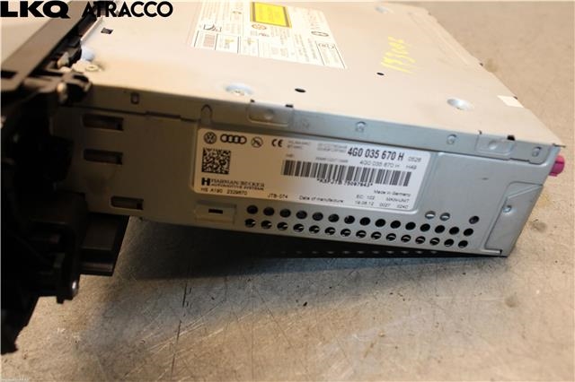 Bilstereo til Audi A7 2010-2014 (Type I, Fase 1) (4G0035670H|)