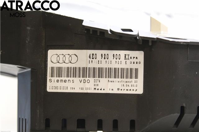 Instrumentpanel til Audi A8 2003-2010 (Type II) (4E0920900K|)