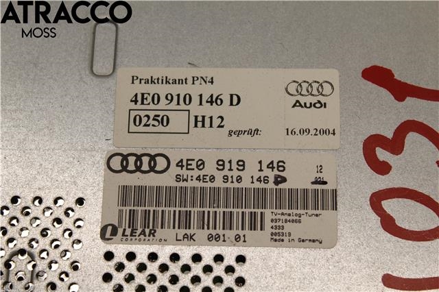 Bilstereo diverse til Audi A8 2003-2010 (Type II) (4E0910148E|)