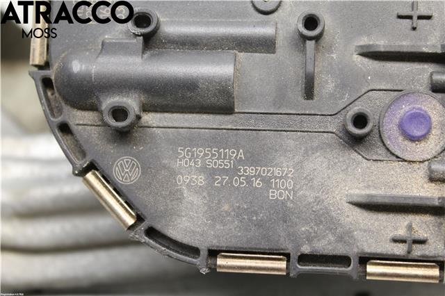 Viskermotor frontrute til VW Golf VII 2012-2017 (Fase 1)  (5G1955023C|)