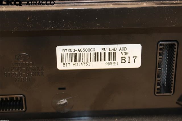 Varmeapparat betjening til Hyundai i30 2012-2017 (Type II) (97250A6500GU|)