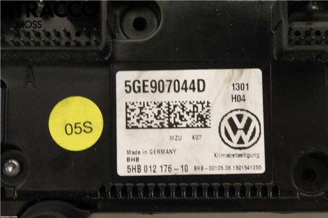 Varmeapparat betjening til VW Passat 2015-2019 (Fase 1) (B8) (B8) (5GE907044AK|)