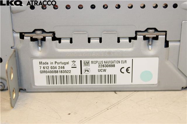 Bilstereo navigasjon til Opel Insignia A 2009-2014  (23127750|)