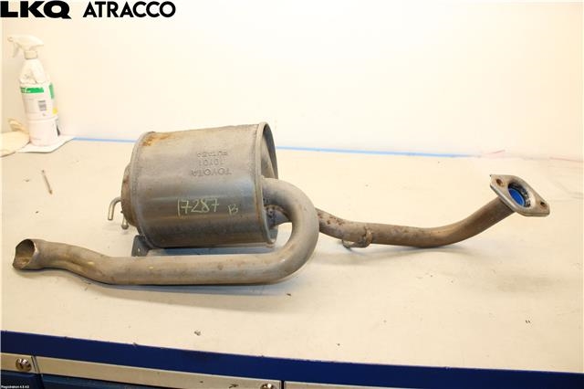 Eksos bakre til Toyota Yaris, 2014-2020 (Type III, Fase 2)  (174300M120)