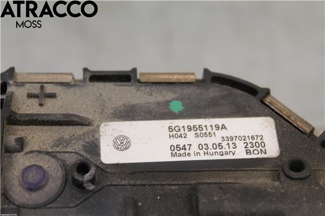 Viskermotor frontrute til VW Golf VII 2012-2017 (Fase 1)  (5G1955023C|)