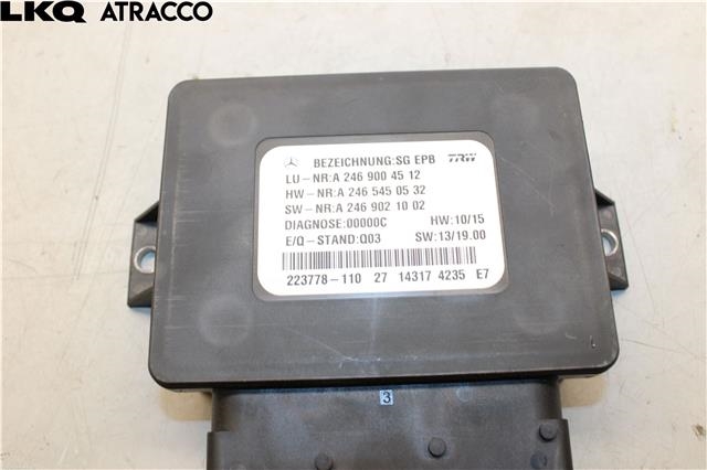Styreenhet elektrisk parkbrems (EPB - Electric Parking Brake) til Mercedes C-Klasse 2014-2018 (Fase 1) (W205) (W205) (A0009001808|)