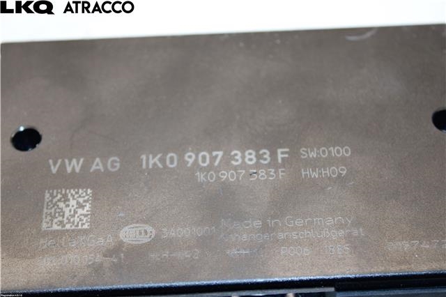Styreenhet hengerfeste til Škoda Octavia 2009-2013 (Type II, Fase 2)  (1K0907383F|)