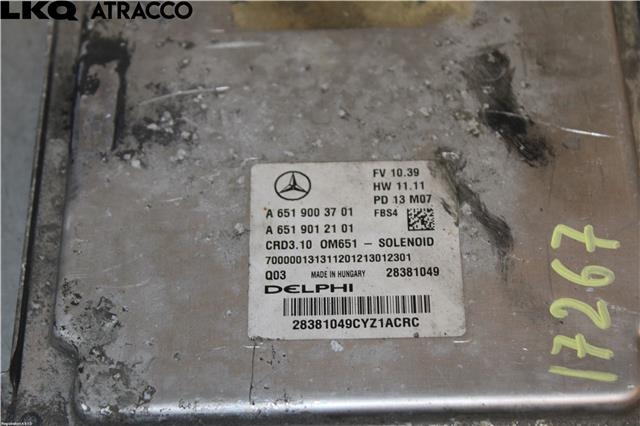 Styreenhet motor til Mercedes E-Klasse 2009-2013 (Fase 1) (W212) (W212) (A6519003701|)