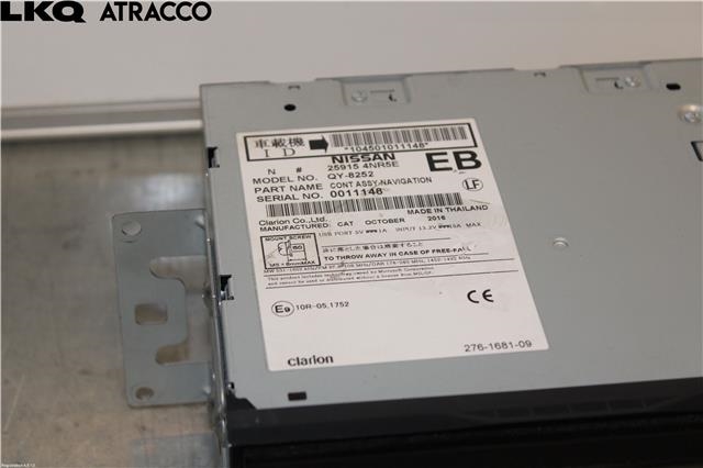 Bilstereo til Nissan Leaf 2011-2017 (Type I)  (259154NR5E|)