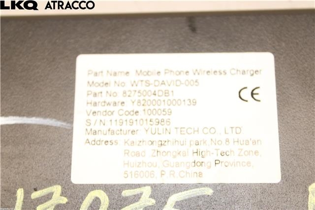 Diverse deler til XPeng G3 2021-->>  (8275004DB1|)