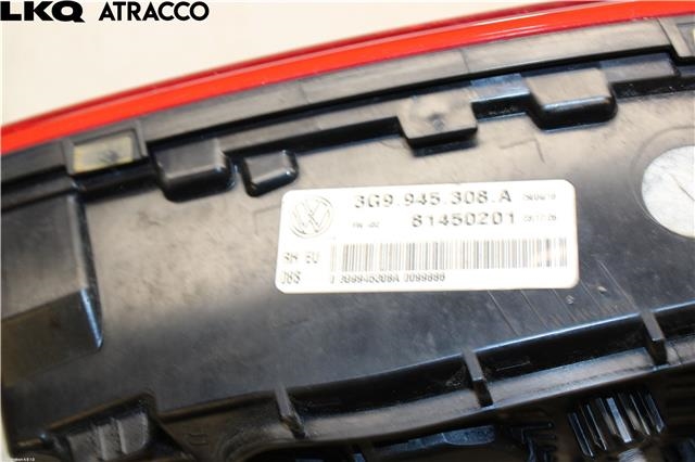 Baklykt høyre indre til VW Passat 2015-2019 (Fase 1) (B8) (B8) (3G9945308E|)