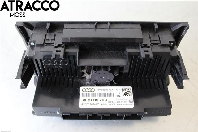 Varmeapparat betjening til Audi A3 2003-2008 (Type II, Fase 1)  (8P0820043AH|)