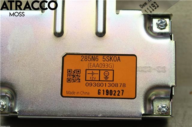 Styreenhet diverse til Nissan Leaf 2018-->> (Type II)  (285N65SK0A|)