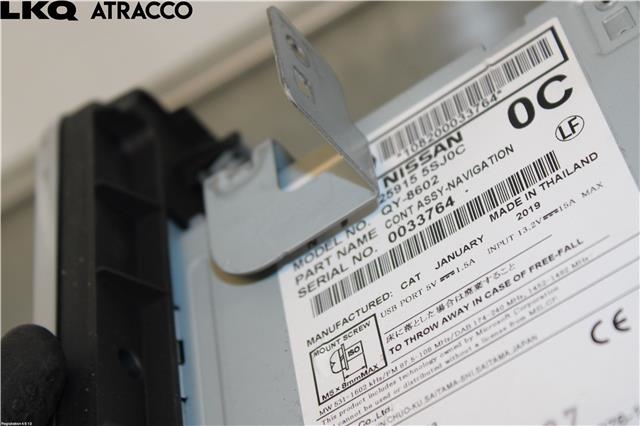 Bilstereo til Nissan Leaf 2018-->> (Type II)  (259155SJ0C|)
