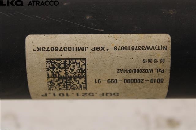 Mellomaksel til VW Tiguan 2016-2020 (Type II, Fase 1)  (5QF521101P|)