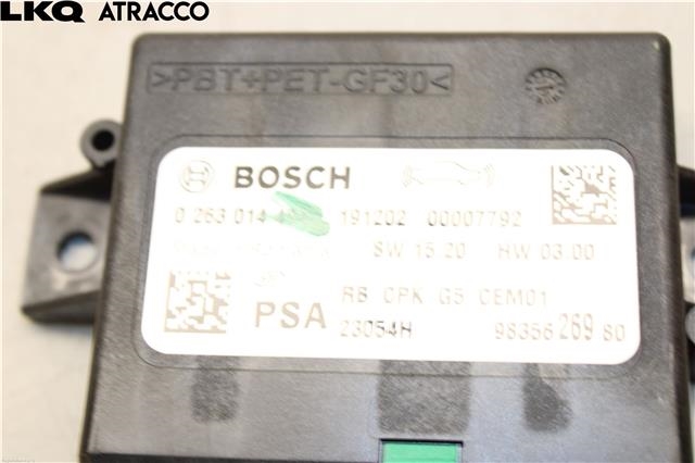 Styreenhet parkering til Peugeot 3008 2016-->> (Type II)  (1673324580|)