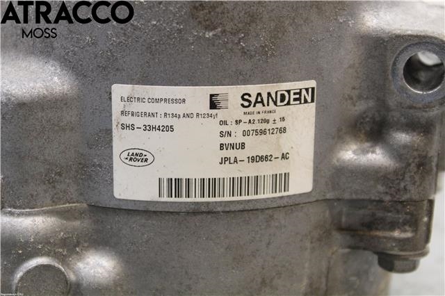 Aircondition kompressor til Land Rover Range Rover Sport 2013-->>  (LR159419|)