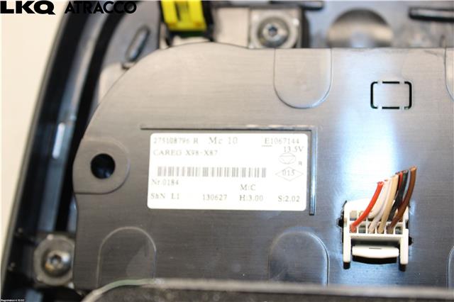 Varmeapparat betjening til Renault Clio 2012-2016 (Type IV, Fase 1)  