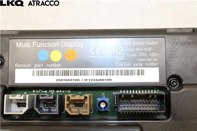 Bilstereo navigasjon til Renault Clio 2012-2016 (Type IV, Fase 1)  