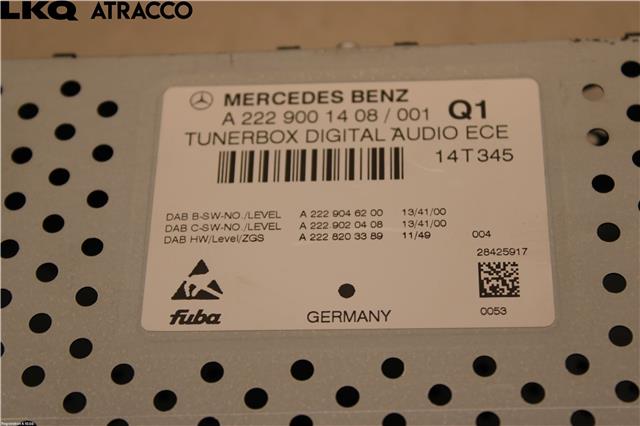 Bilstereo diverse til Mercedes C-Klasse 2014-2018 (Fase 1) (W205) (W205) (A2229003210|)