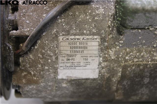 Aircondition kompressor til Nissan Qashqai 2010-2014 (Type I, Fase 2) (92600BB01A|)