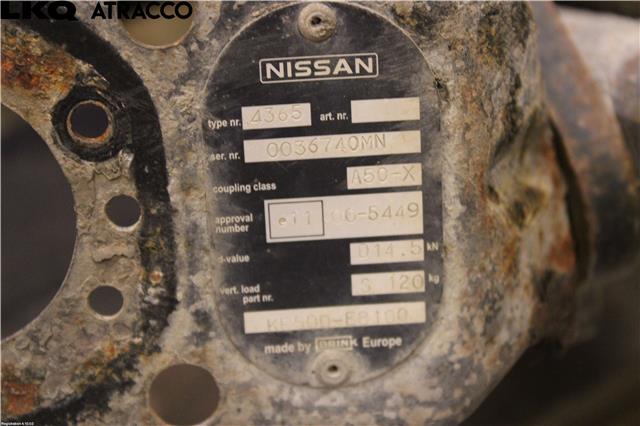 Hengerfeste til Nissan Navara 2005-2010 (Fase 1) (D40) (D40) 