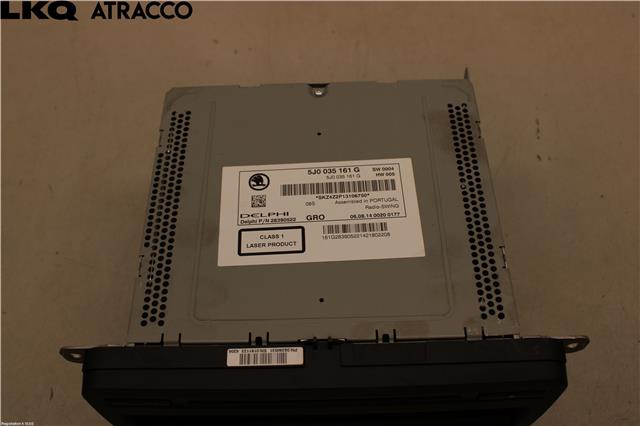 Bilstereo til Škoda Fabia 2010-2014 (Type II, Fase 2) (5J0051230B|)