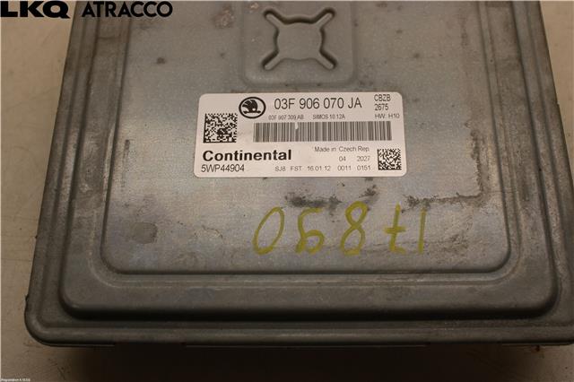 Styreenhet motor til Škoda Fabia 2010-2014 (Type II, Fase 2) (03F906070HH|)
