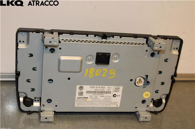 Multimedia display (MCU - Media Controller Unit) til VW Golf VII 2012-2017 (Fase 1)  (5G0919605|)