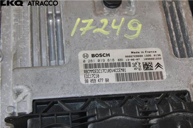 Styreenhet motor til Peugeot 2008 2013-2019 (Type I)  (9805947780|)