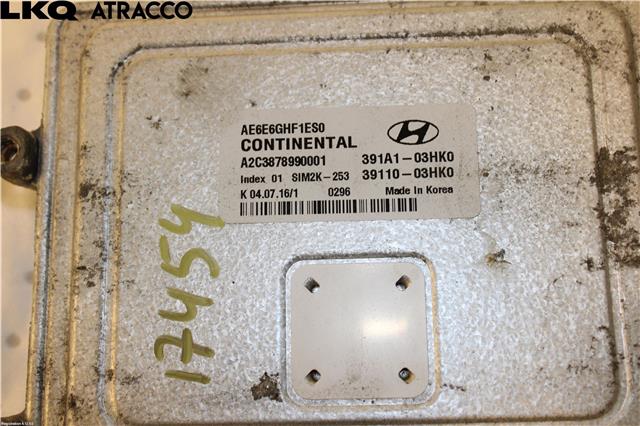 Styreenhet motor til Hyundai Ioniq Electric 2016-2019 (Fase 1) (391A103HK0|)