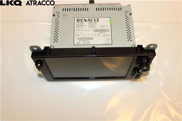 Multimedia display (MCU - Media Controller Unit) til Renault Clio 2012-2016 (Type IV, Fase 1)  (281156831R|)