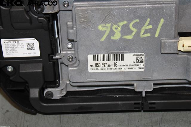 Instrument kjørecomputer til Citroën C4, Picasso 2013-2018 (Type II)  (9812720580|)