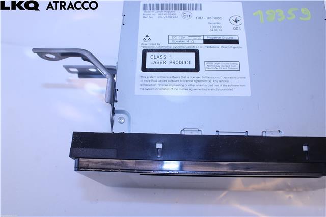 Multimedia display (MCU - Media Controller Unit) til Toyota Auris 2013-2015 (Type II, Fase 1)  (8614002330|)