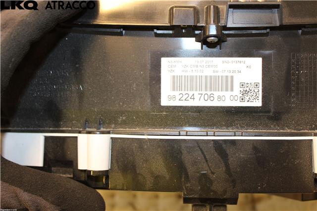 Instrumentpanel til Toyota Proace 2016-->> (Type II)  (SU001A7527|)